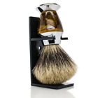 602045541663 Maison Lambert Pure Badger Bristle Faux Horn Handle