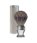 613443800184 Eshave Travel Shave Brush Fine Badger With Canister