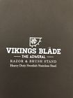 641361983351 Vikings Blade The Admiral Razor And Brush Stand