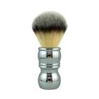680569342546 Razorock Chrome Silvertip Plissoft Synthetic Shaving Brush