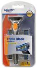 681131149754 Equate Mens Razor With Triple Blade Disposable Shave