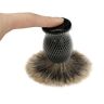 6916405732306 Unbranded Pure Black Badger Hair Shaving Brush For