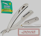 740016075462 Professional Barber Straight Edge Razor Safety With Derby