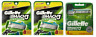Mach3 7702018037896 Gillette Sensitive Razor Blade Refills Cartridges Known As