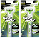 Mach3 7702018082438 Gillette Sensitive Razor With Refill Blade Cartridge Pack