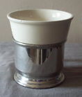 788475000182 Conk Ceramic Shaving Mug With English Pewter Caddy