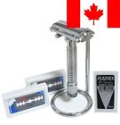 9306f 799443649487 Weishi Double Edge Safety Razor With Blades And
