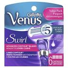 813154 Gillette Venus Womens Swirl Contour Blade Razor Refills Count
