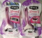 841058020004 Xtreme Schick 3 Sensitive Disposable Razors For Women 4 Pack Set Of 2 8
