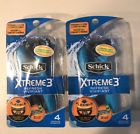 84105802022 Schick New Two Packs Xtreme Refresh Vivifiant Razor Total Of