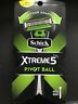 841058043003 Schick New Xtreme Pivot Ball Razor Handle Cartridges