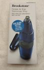 898269 Brookstone Nose And Ear Trimmer Pro Blue