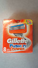 8pk Fusion Gillette Power 24.95 Cartridge Razer Blades -