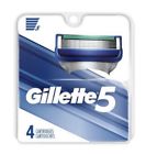 Refills-4 91411256 Gillette Mens Razor Blade New In