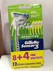 91759126 Gillette Sensitive Mens Disposable Razors 047400663206