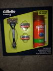 91770488 Gillette Fusion Gift Box Razor Cartridges Ultra Sensitive 047400664098