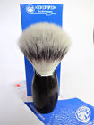 918 218 Dovo Silver Tip Fibre Shaving Brush Ebony Wood 4045284010396