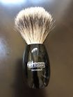918052 Dovo Pure Badger Shaving Brush With Black Acrylic Handle