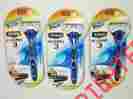 93007677 Hydro Schick New Mens 3 Razors Starter Pack Handle Cartridge Blades Lot Of Nip 841058014126