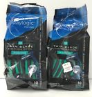 93018590 Daylogic Mens Twin Blade Disposable Razors Pivoting Lot 011822460125