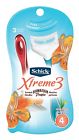 93019161 Schick Xtreme Womens Hawaiian Tropic Scented Disposable Razors