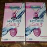 93025862 Schick Lot Of Hydro Silk Handle And Blade Refills