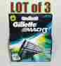 04700179660 9660 Mach Gillette New Lot Of 3 Razor Blades 4 Pack 12 Cartridges Total
