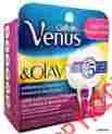 97011296 Gilette Venus Olay Gillette Womans Razor Refill Cartridges 6 Count New Factory Seal 047400652125