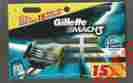 97332683 Gillette Mach 3 New Sealed 15 Cartridges 047400657045