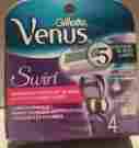 97394674 Venus Swirl Gillette Authentic Razor Blades 4 Cartridges 5 Open Dmgd Box