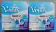 97597298 Blade Original Swirl Gillette Venus 3 Replacement Cartridges 2 Boxes 6 Total 047400657915