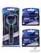 A2040 Pace Power Dorco New Premium 1 Razor Handle 9 Cartridges Brand Sealed