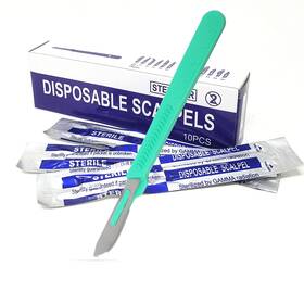 22derm A2z Scilab A2z-ds Cs -#22derm Disposable Sterile Facial Razor Scalpel #22 Hair Removal And Dermaplaning