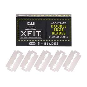 About Face 675690600122 Double Edge Safety Razor Blades By Kai Xfit 5 Durable Stainless-ste