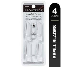 Madfs-532 About Face Sonic Beauty-wand Refill Blades For Exfoliating 4 Pack Inch