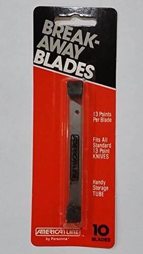 66-0370-0000 Accutec Company American Safety Razor - 13-point Break Away Blades 66-0370