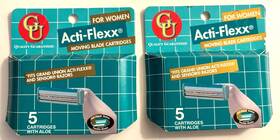 Acti-flexx 011160318560 Fits Gillette Sensor Women Razor Cartridges 5/ct Lot Of 2