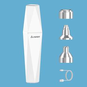 Aw-hr-01 Aiwoit Facial Hair Removal For Women Rechargeable Face Razors Shaving White