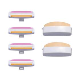 Alleyoop 859276005536 Stay Sharp Razor Refill Pack For Travel Portable - 4 Refills