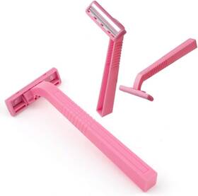 740108-4pc Alltopbargains 40pcs Womens Disposable Razors Twin Blade Hair Removal Trimmer Variable Pink