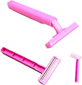 Razor-72621-1pc Alltopbargains 10 Disposable Razors Twin Blade Shaving Women Hair Removal Variable Pink