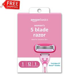 Amazon Basics 313020335305 Womens 5 Blade Fits Razor And Venus Handles