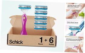 Haza9 Amazonus/haza9 841058007845 Hydro Silk 3 Razors For Women With 6 Razor Blades Refills