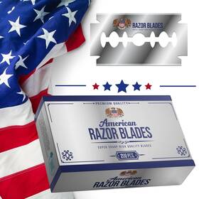 Tsf-arbd200 American Razor Blades Double Edge Safety Shaving 200 Pack