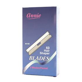 Annie 705372051000 Hair Shaper Blades #5100 60 12 Packs Of 5 Professional Razor