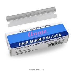 5100 Annie 705372051109 5 Pcs Premium Quality Stainless Hair Shaper Blades #5100 Free Shipping
