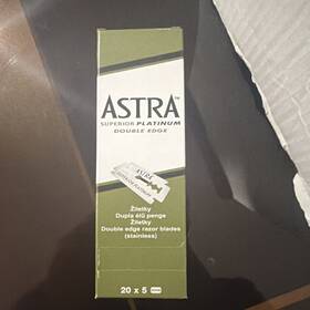 X100 Astra Superior Platinum Double Edge Shaving Blades