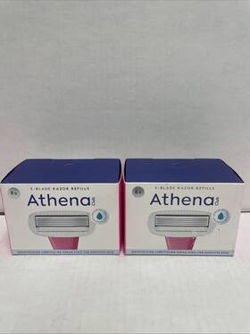 Athena Club 810077123119 2 5-blade Razor Refills 8 Per Box 16 Total