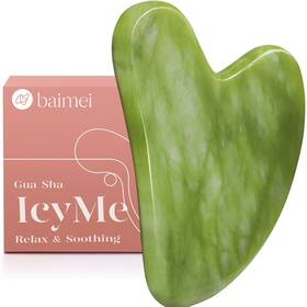 0063 Baimei Gua Sha Facial Tools Face Massager For Skin Care Relaxation And Green