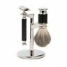 Bb04 Bey Berk Safety Razor And Pure Badger Brush 797140570042